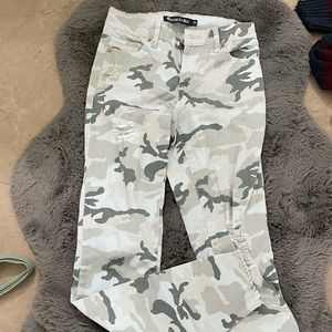 tractor blu camo jeans